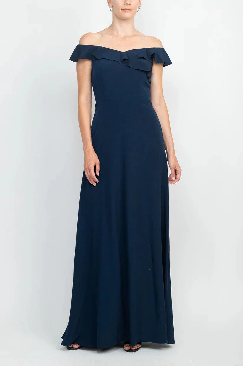 A-Line Floor Length Polyester Mother Dress CM0200