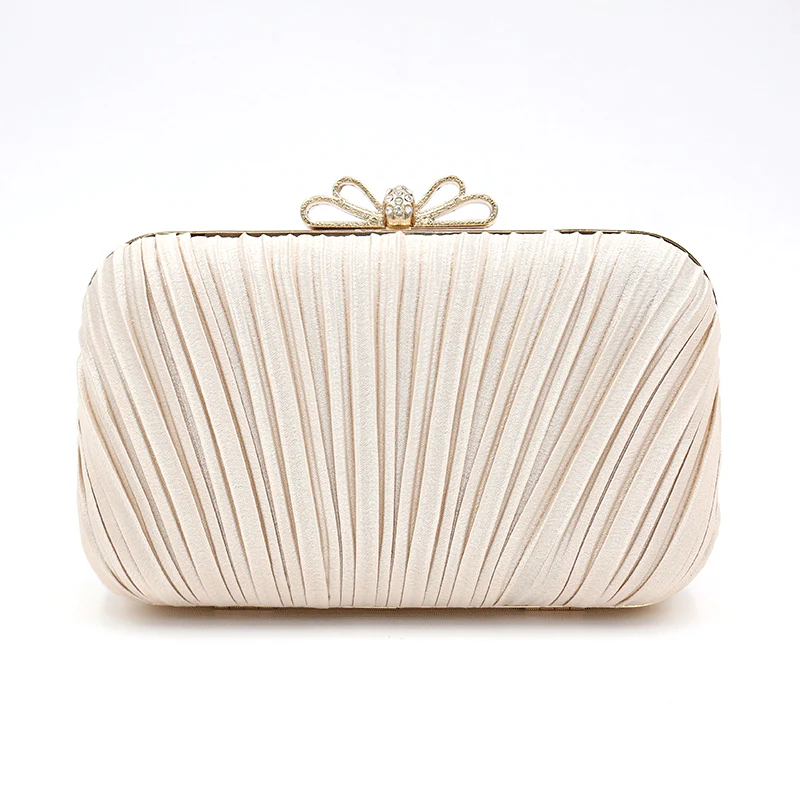 Pleated hand dinner bag Banquet bag Lady socialite evening gown bag 607095743182
