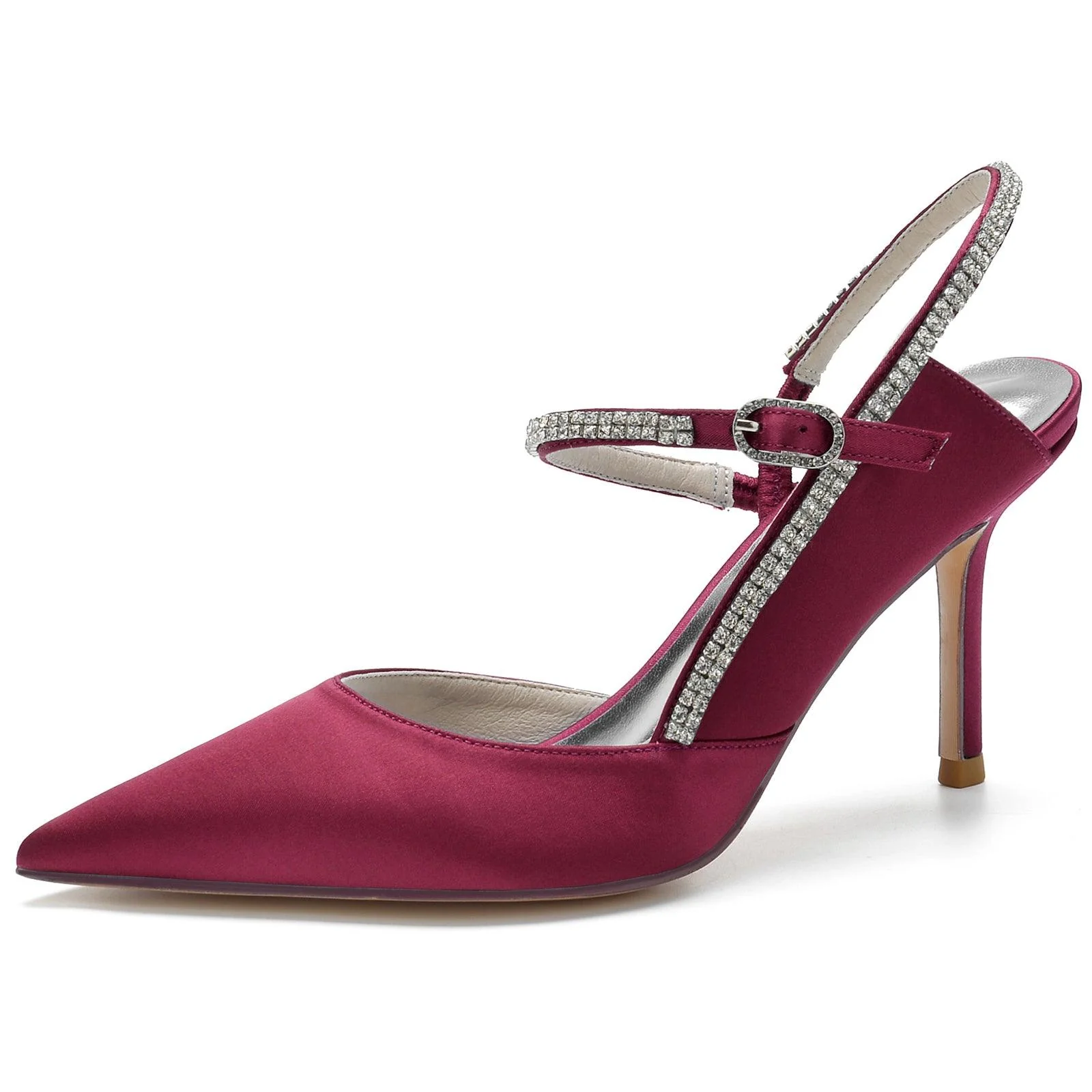 Stiletto Heel 8.5cm Silk-Like Shoes CK0161