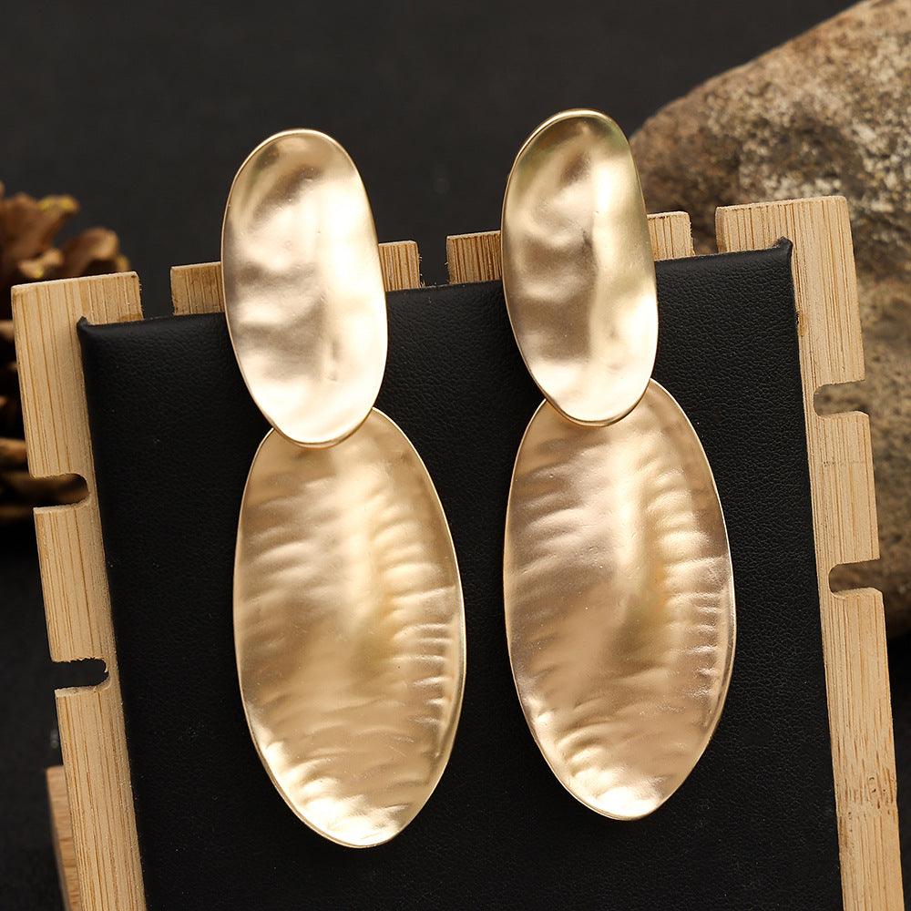 Geometric fashion simple ear clip earrings 676046771072