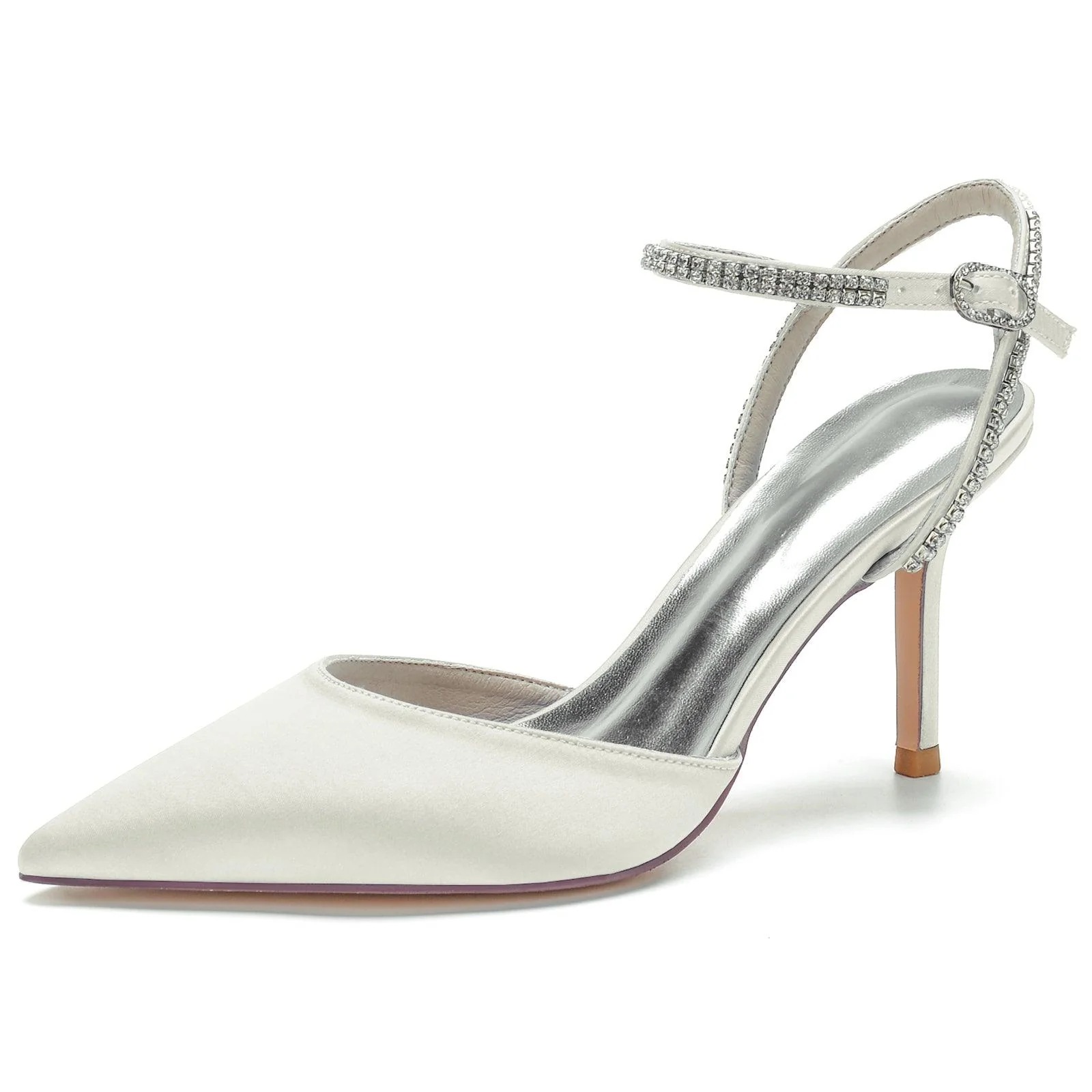 Stiletto Heel 8.5cm Silk-Like Shoes CK0159