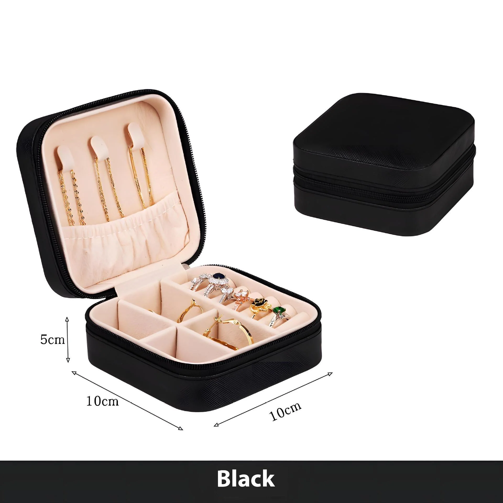 DIY design simple jewelry portable creative jewelry box 836834083360