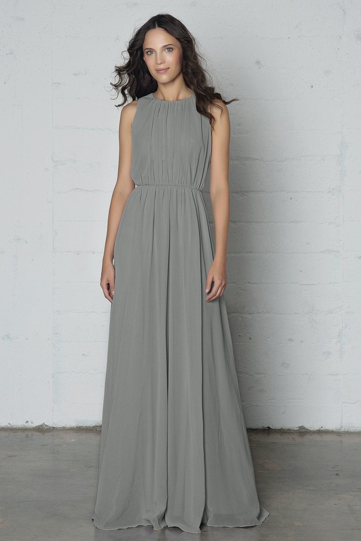 Sheath-Column Floor Length Chiffon Dress PR17020