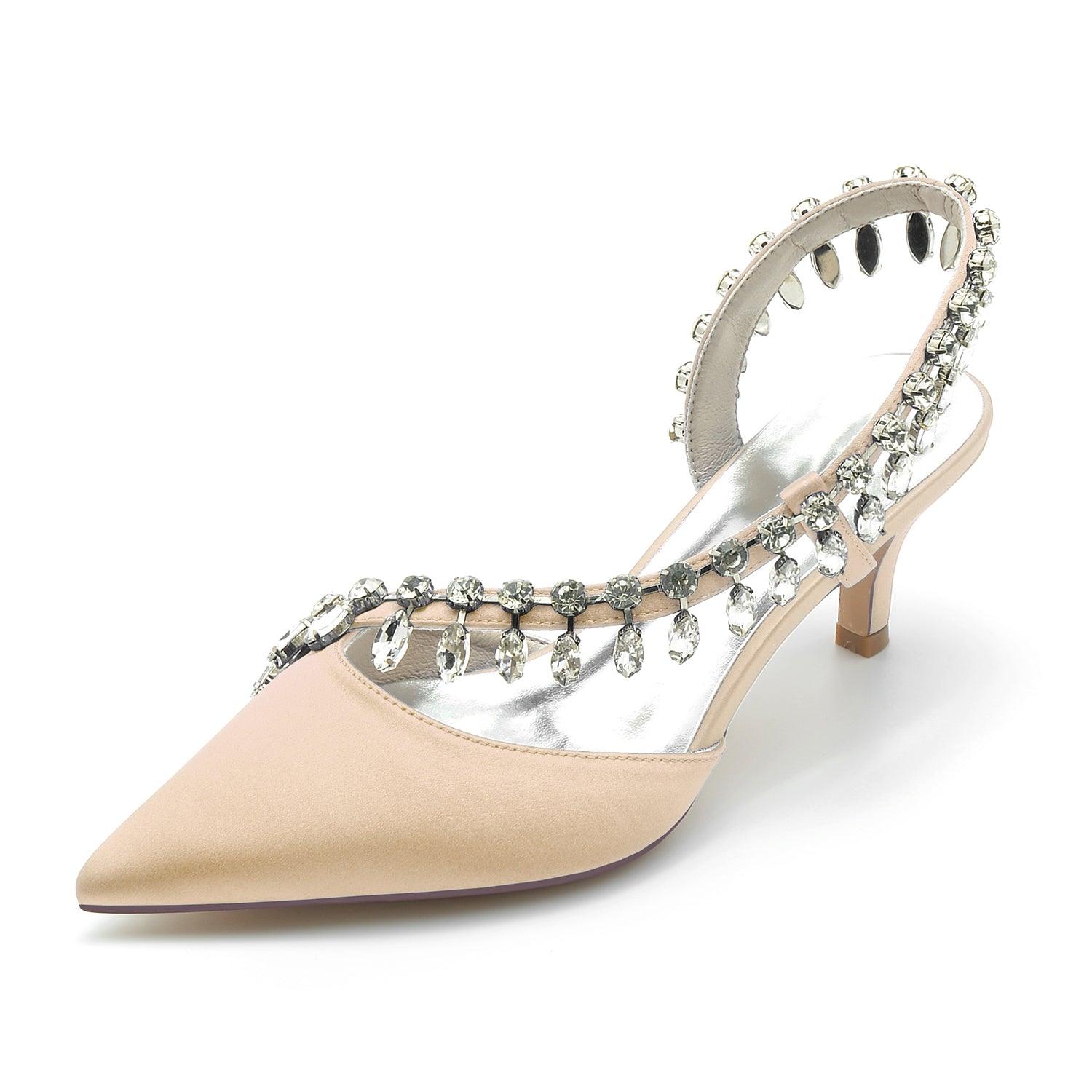Stiletto Heel 6cm Silk-Like Shoes CK0359