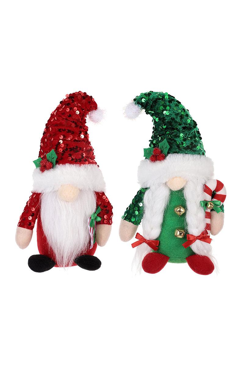 Christmas adornment adornment sequin hat faceless doll Rudolph doll 819050525129