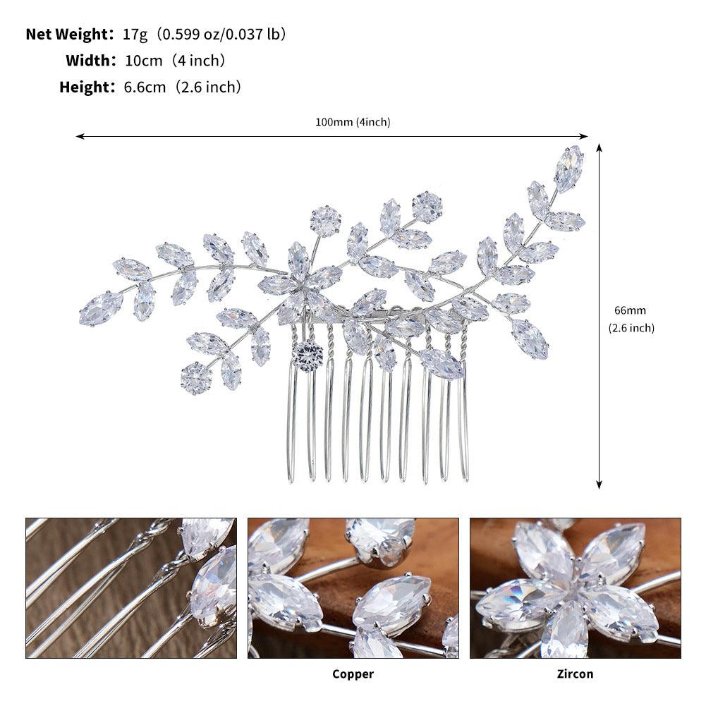 Bride Hair Comb Wedding Hair Accessories for Brides 694267866547