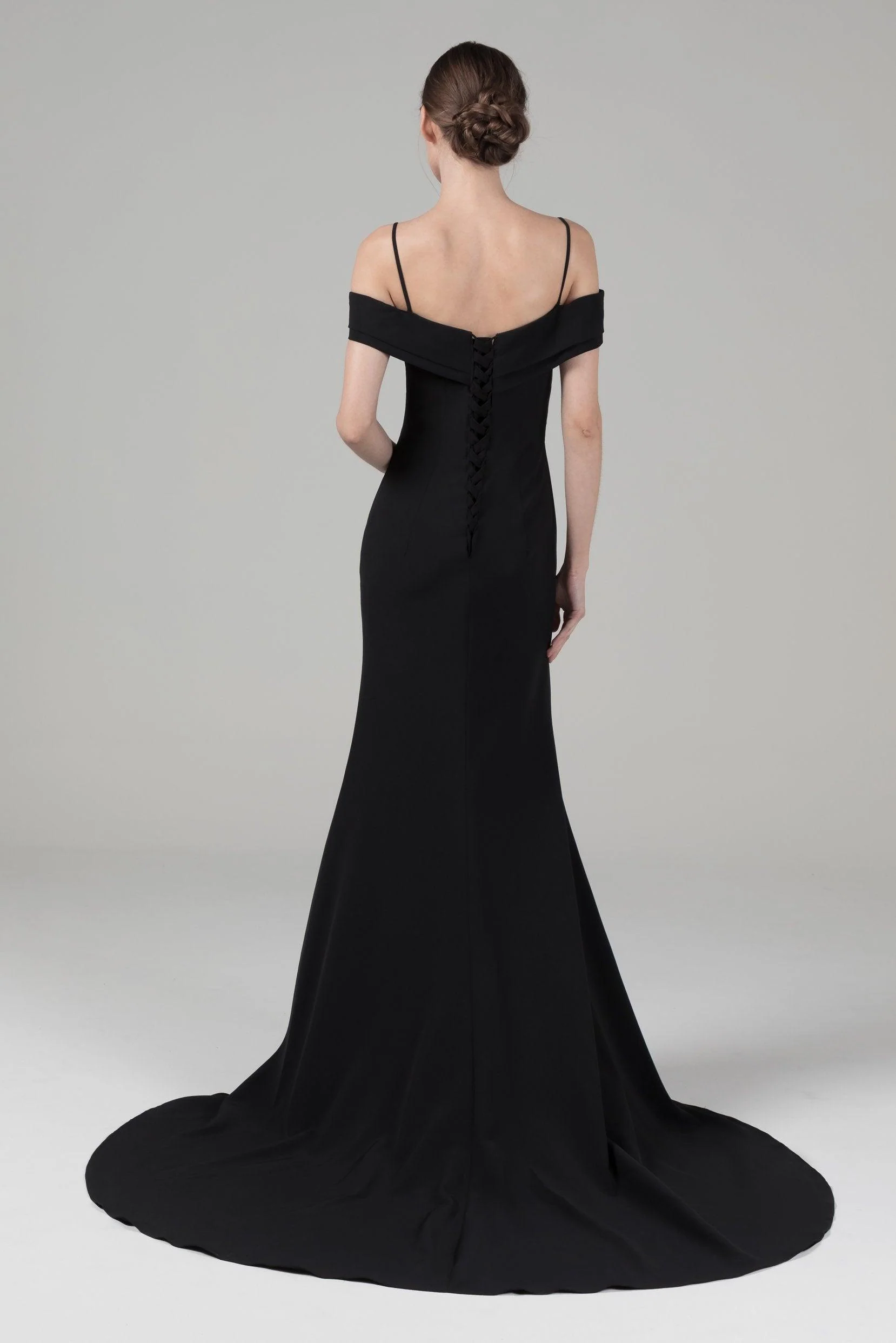 Mermaid Court Train Elastic Cloth Wedding Dress CW2647CR