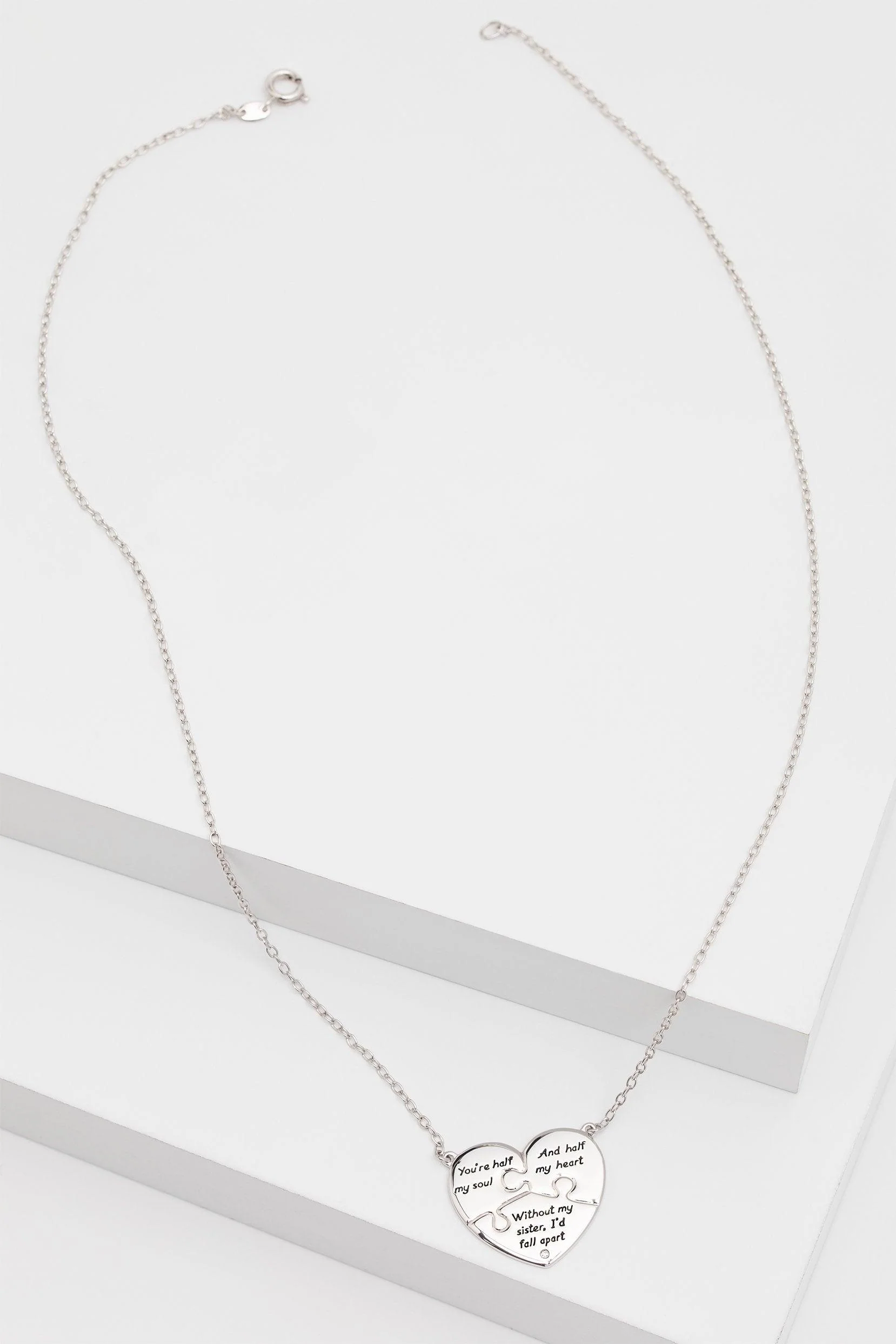 Rhodium plated Necklaces CX0014