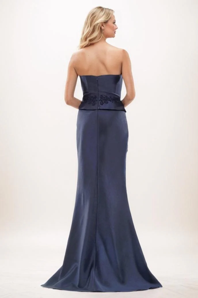 Mermaid Maxi Luxe Satin Mother Of The Bride Dress CM0288
