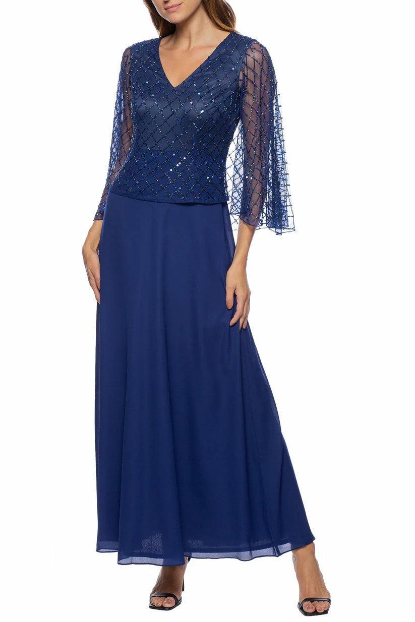A-Line Ankle Length Chiffon Mother Dress CM0201