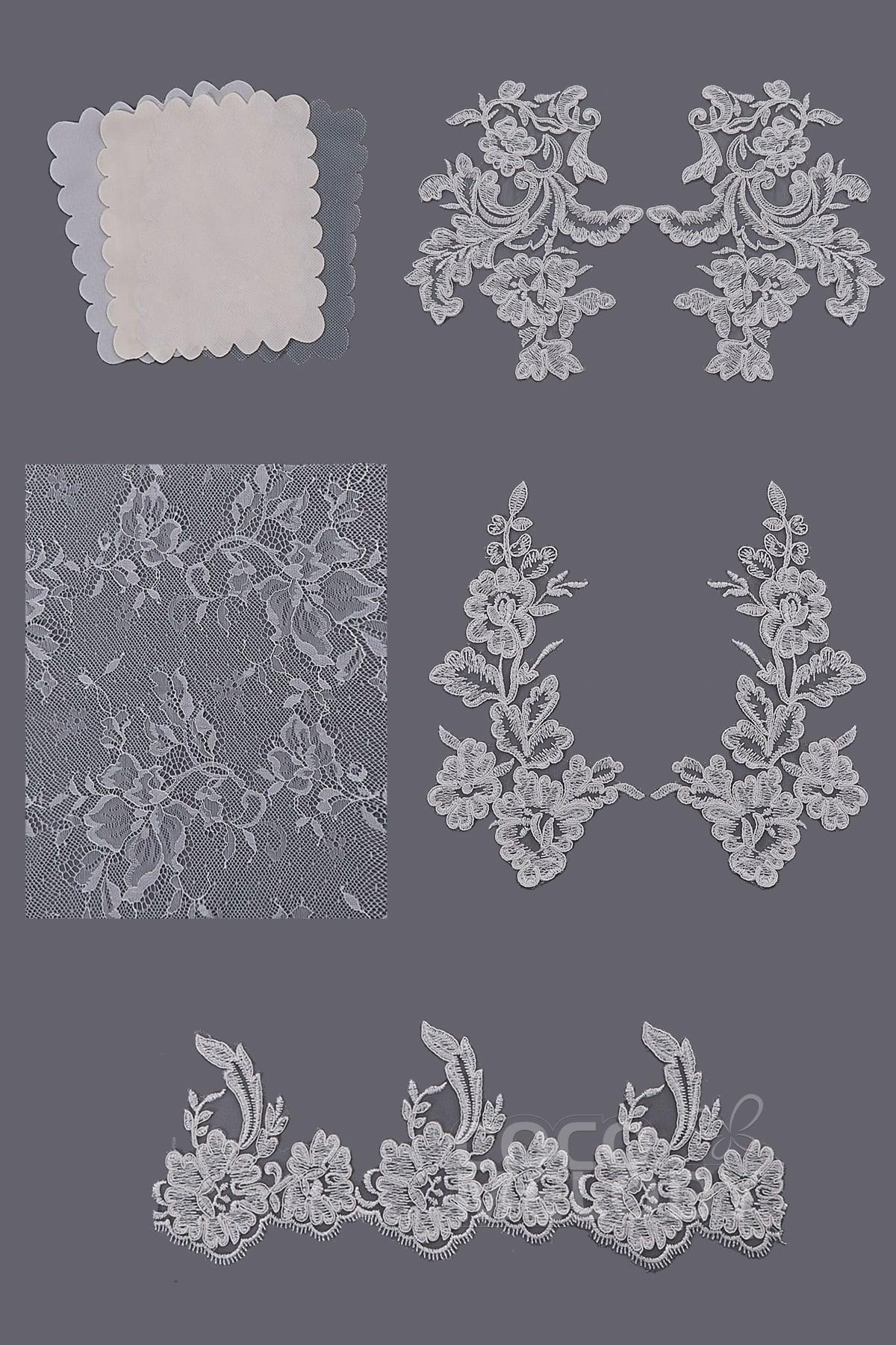 Bridal Gown CWVT15002 Fabric Swatch SWWD18001