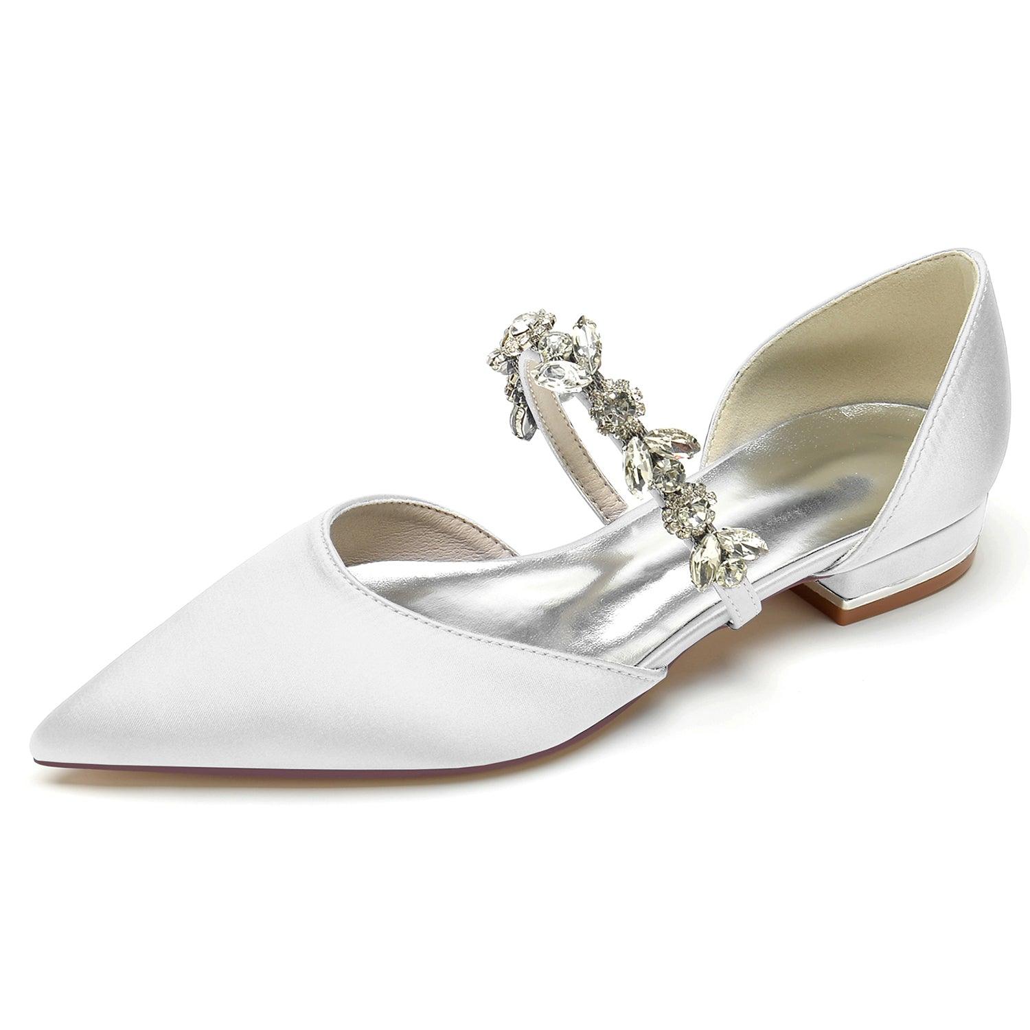 Flat Heel 2.5cm Silk-Like Shoes CK0363