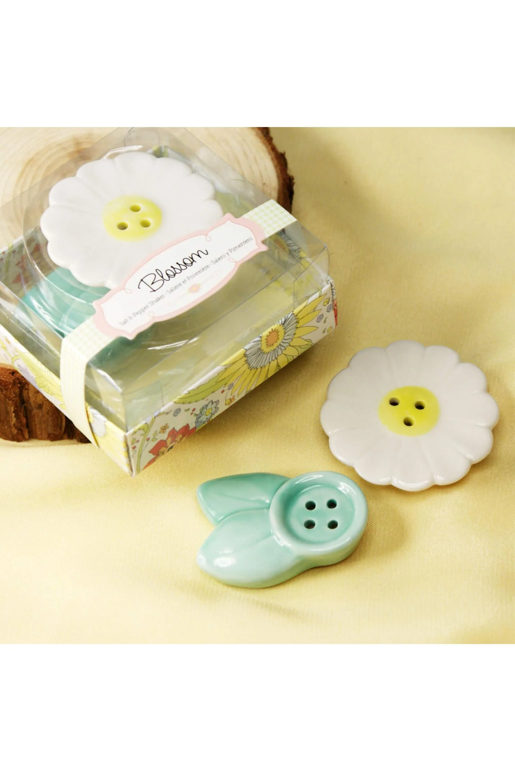 Daisy Flower Salt and Pepper Shaker Set CGF0186 (Set of 6 pcs)