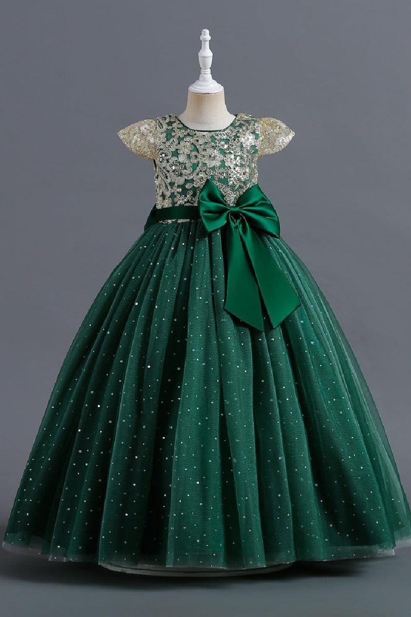 Ball Gown Floor Length Tulle Lace Flower Girl Dress 684775818852
