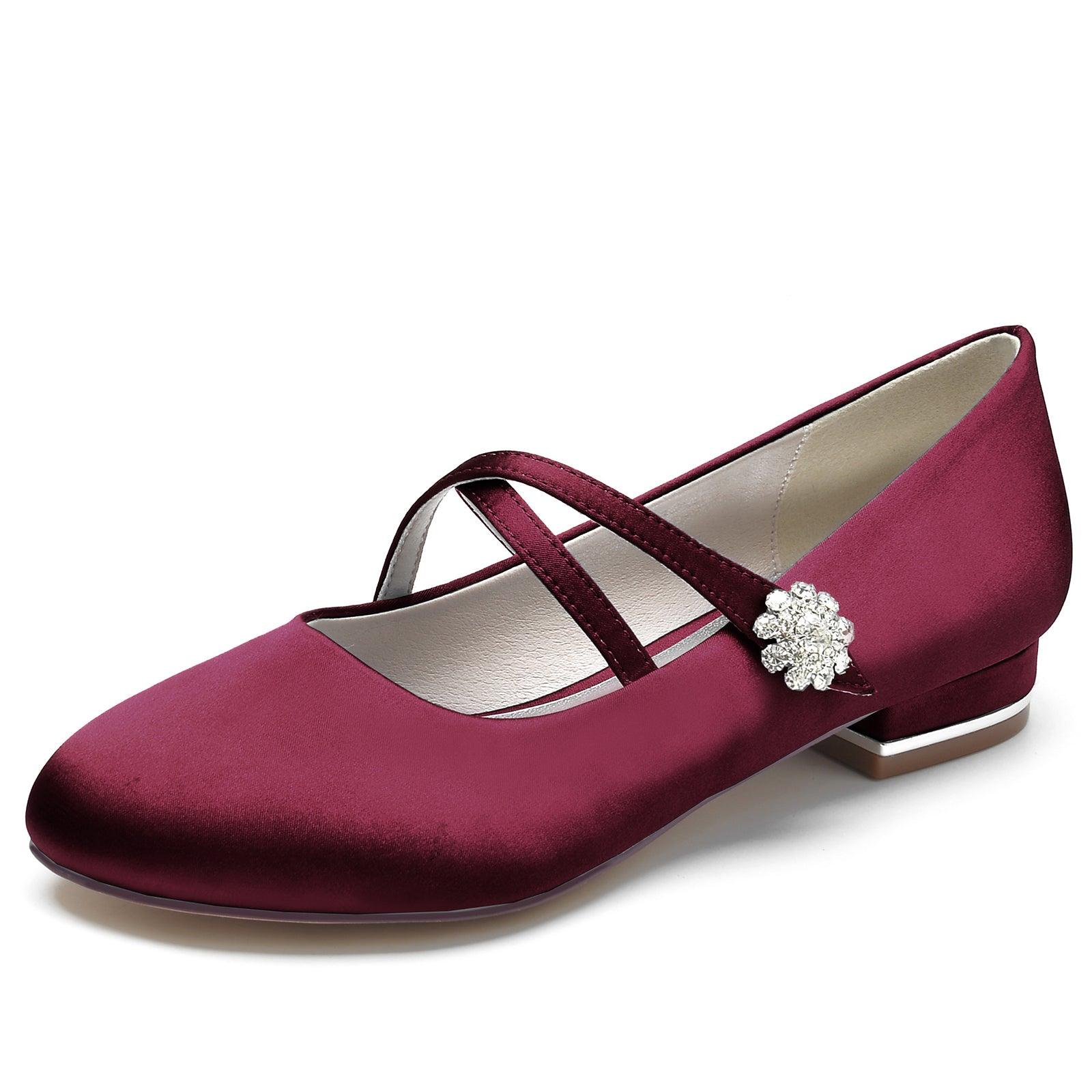 Flat Heel 2.5cm Silk-Like Shoes CK0284