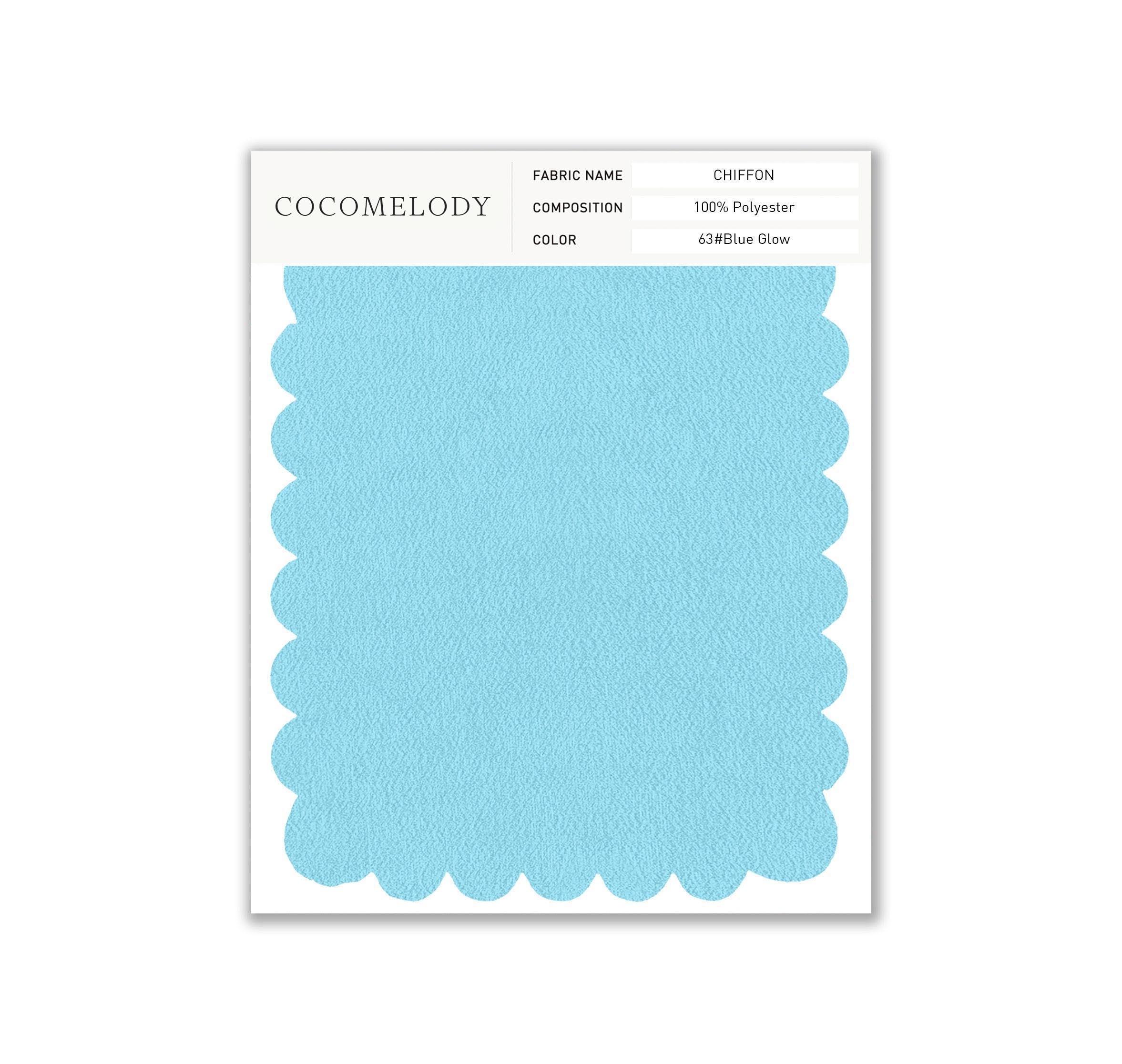Chiffon Fabric Swatch in Single Color SWCH16001