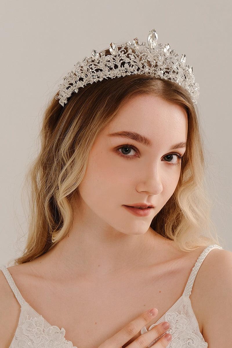 Light luxury bright crystal crown 707724582553