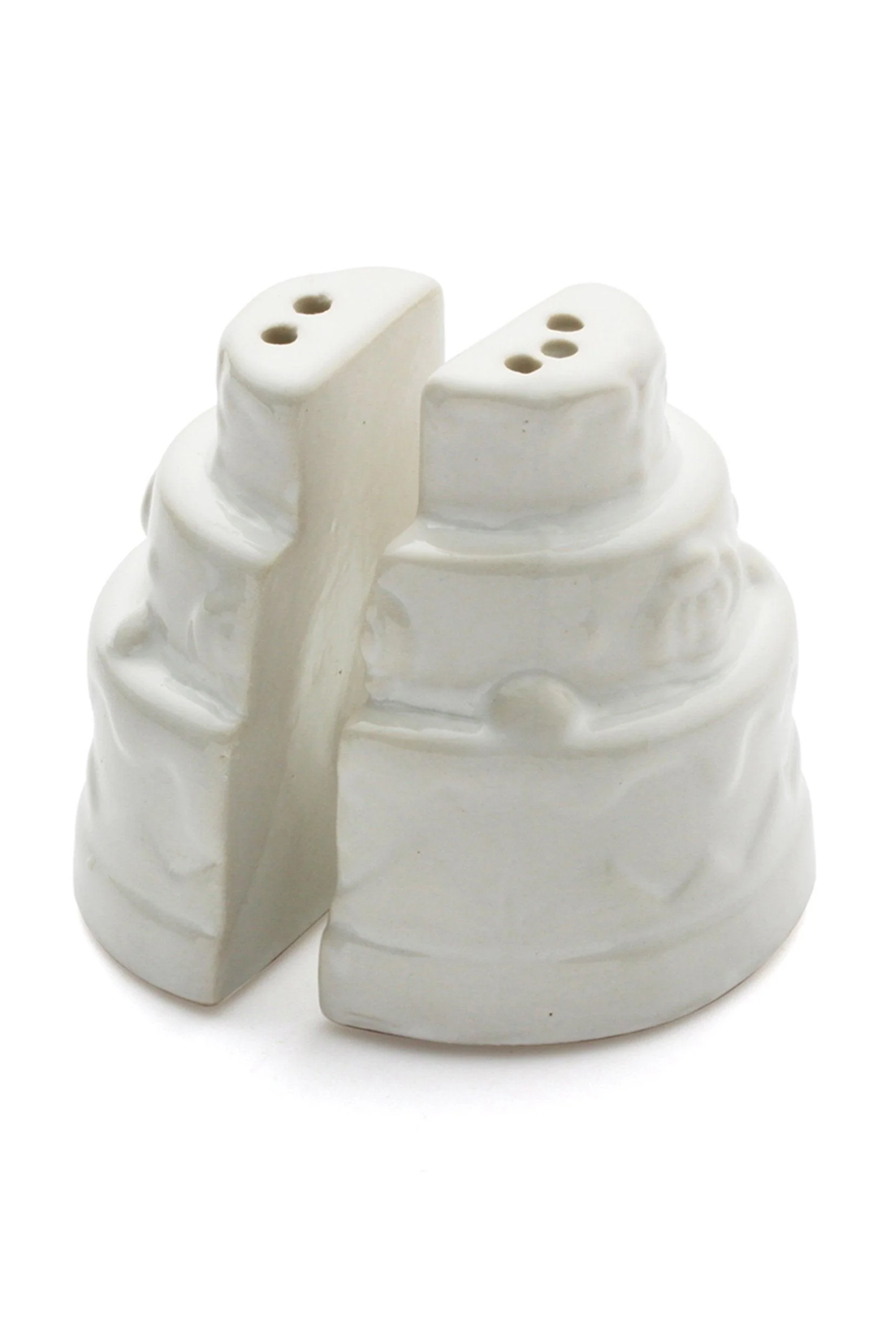 White Cake Salt and Pepper Shakers Set CGF0177 (Set of 6 pcs)
