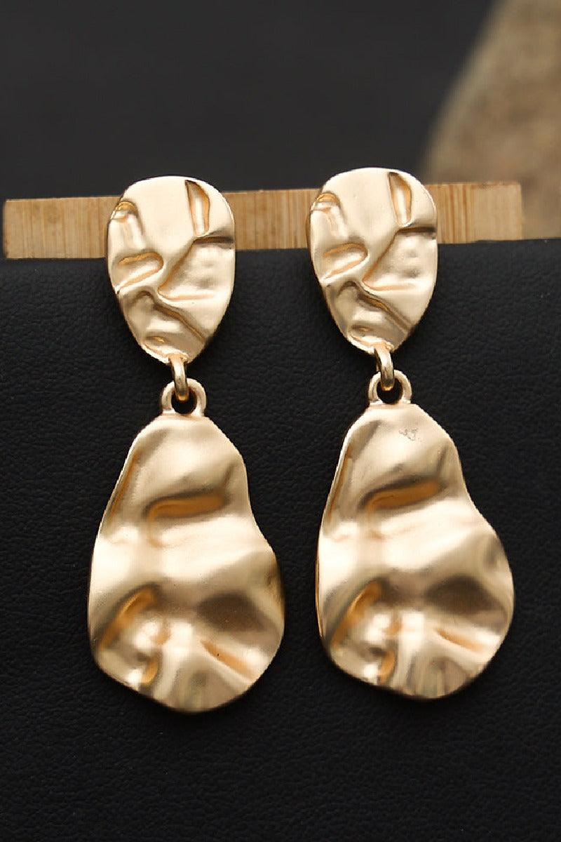Drop-shaped percussion top fashion earrings 675009716085