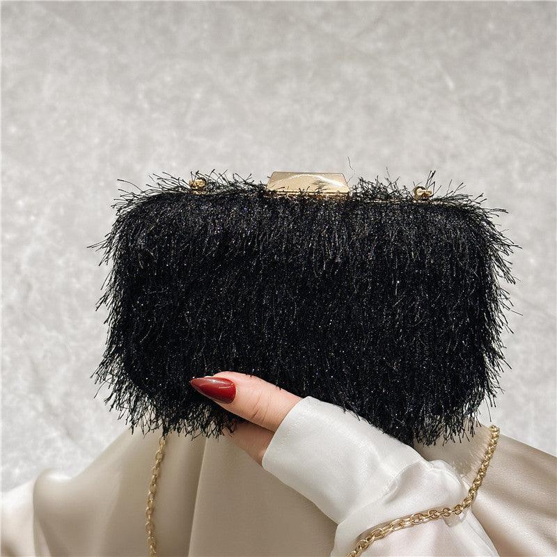One shoulder hand holding women's bag acrylic bag 738441364695