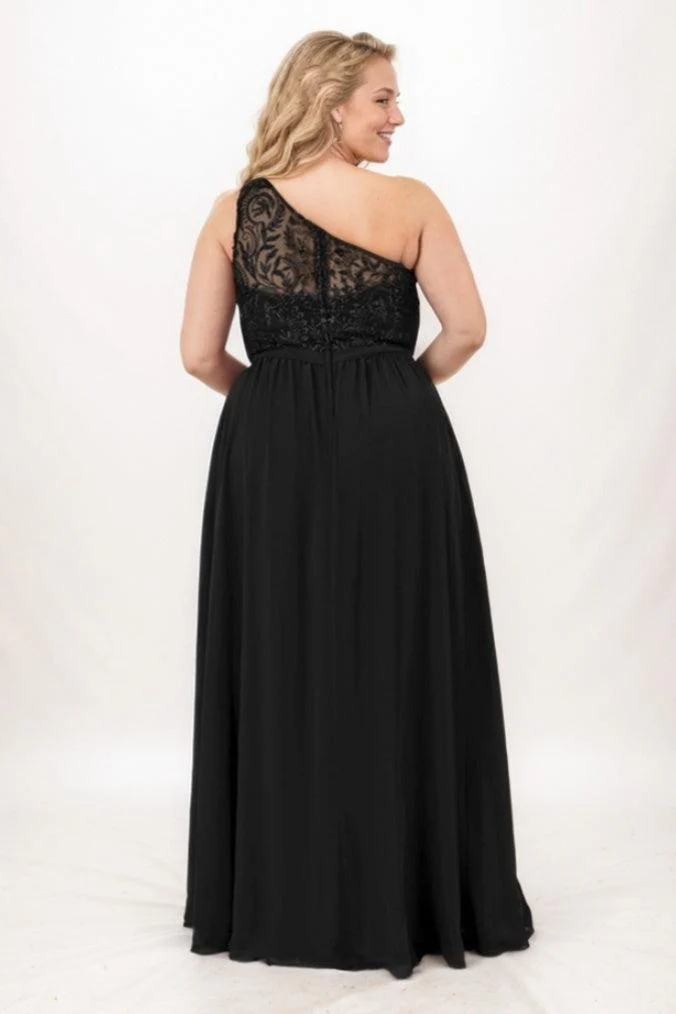 A-Line Maxi Chiffon Bridesmaid Dress CB0772