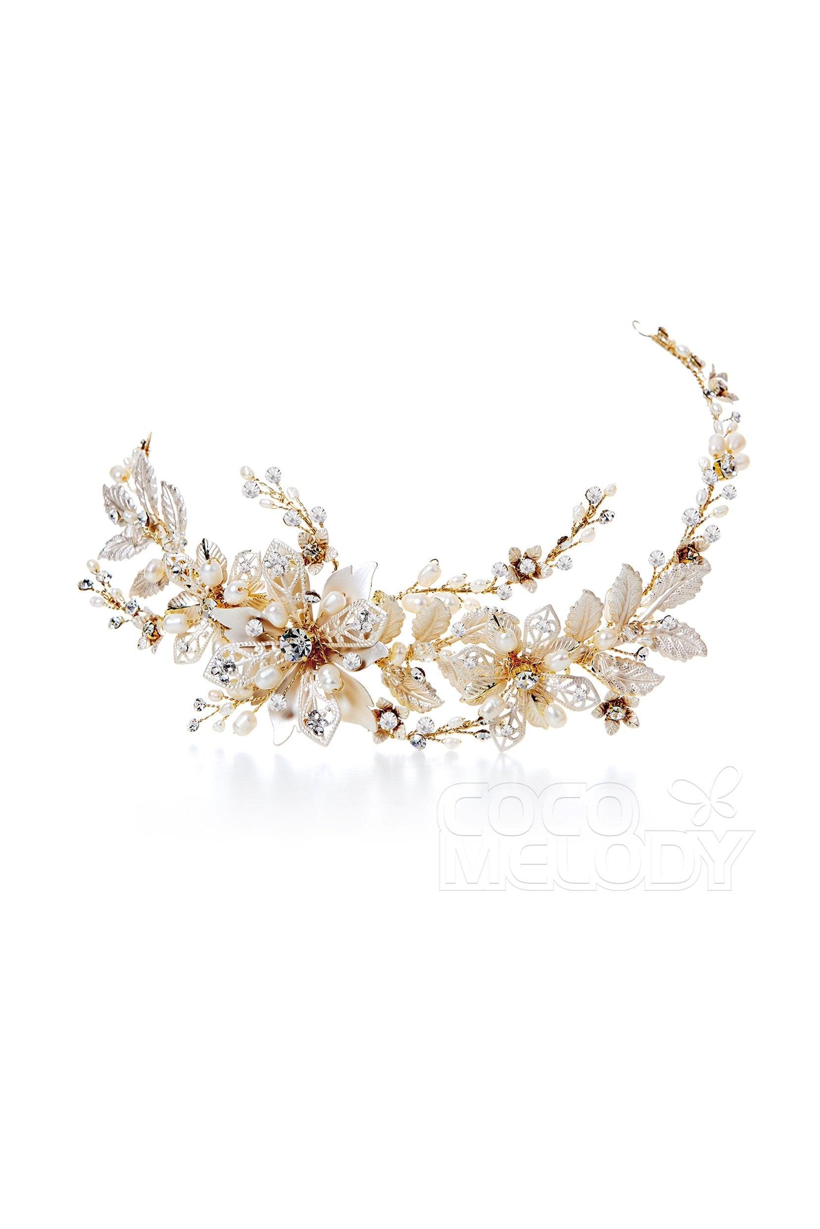 Chic Alloy Headpiece with Imitation Pearl AH17043