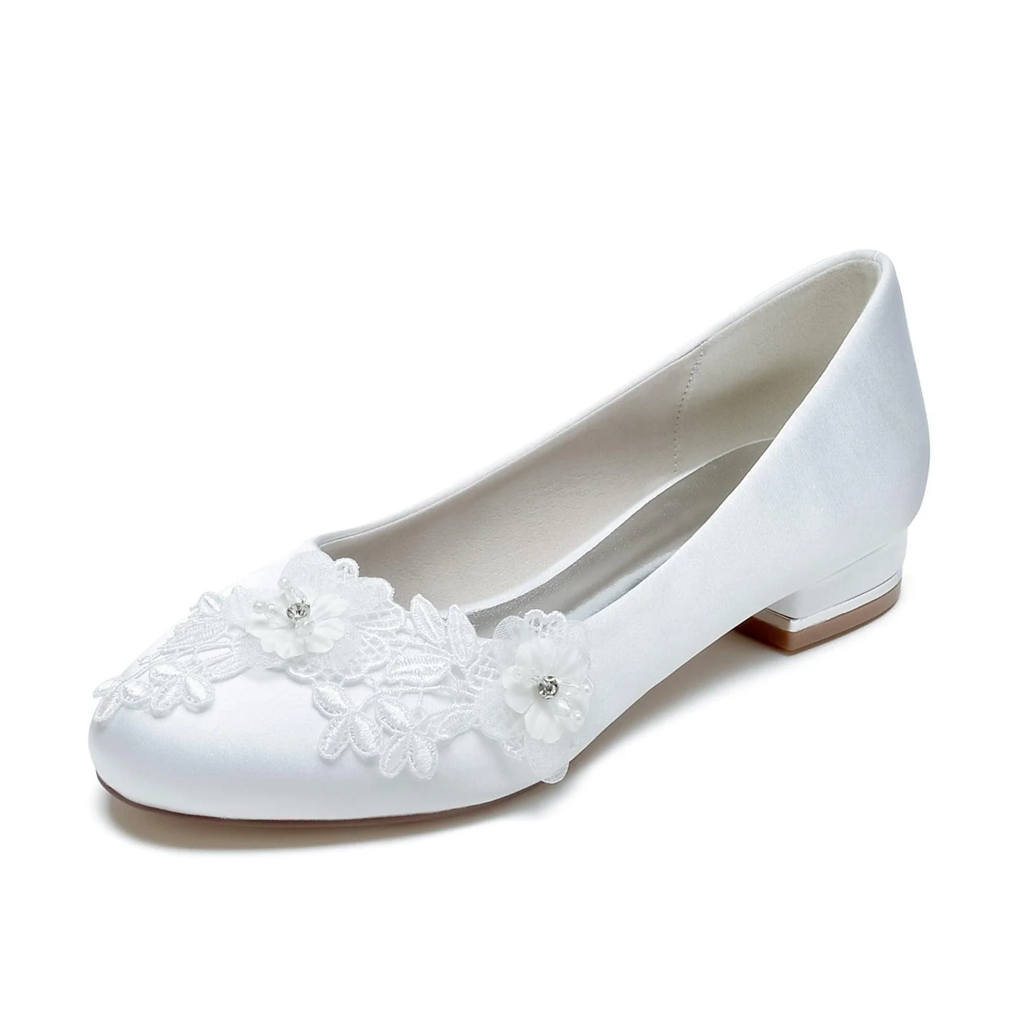 Flat Heel 2.5cm Silk-Like Shoes CK0375