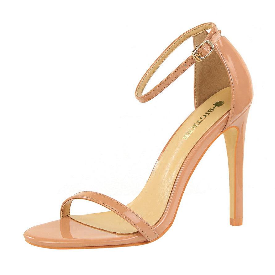 Ankle Strap Heels Stiletto heel Sandals Shoes 570982649397