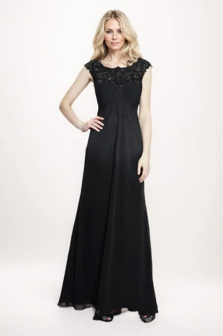 A-Line Maxi Chiffon Mother Of The Bride Dress CM0272