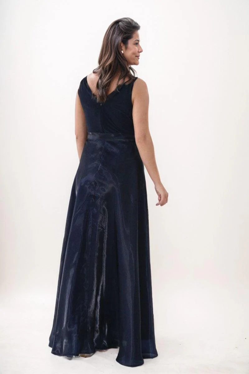 A-line Maxi Chiffon Organza Mother Dress CM0229