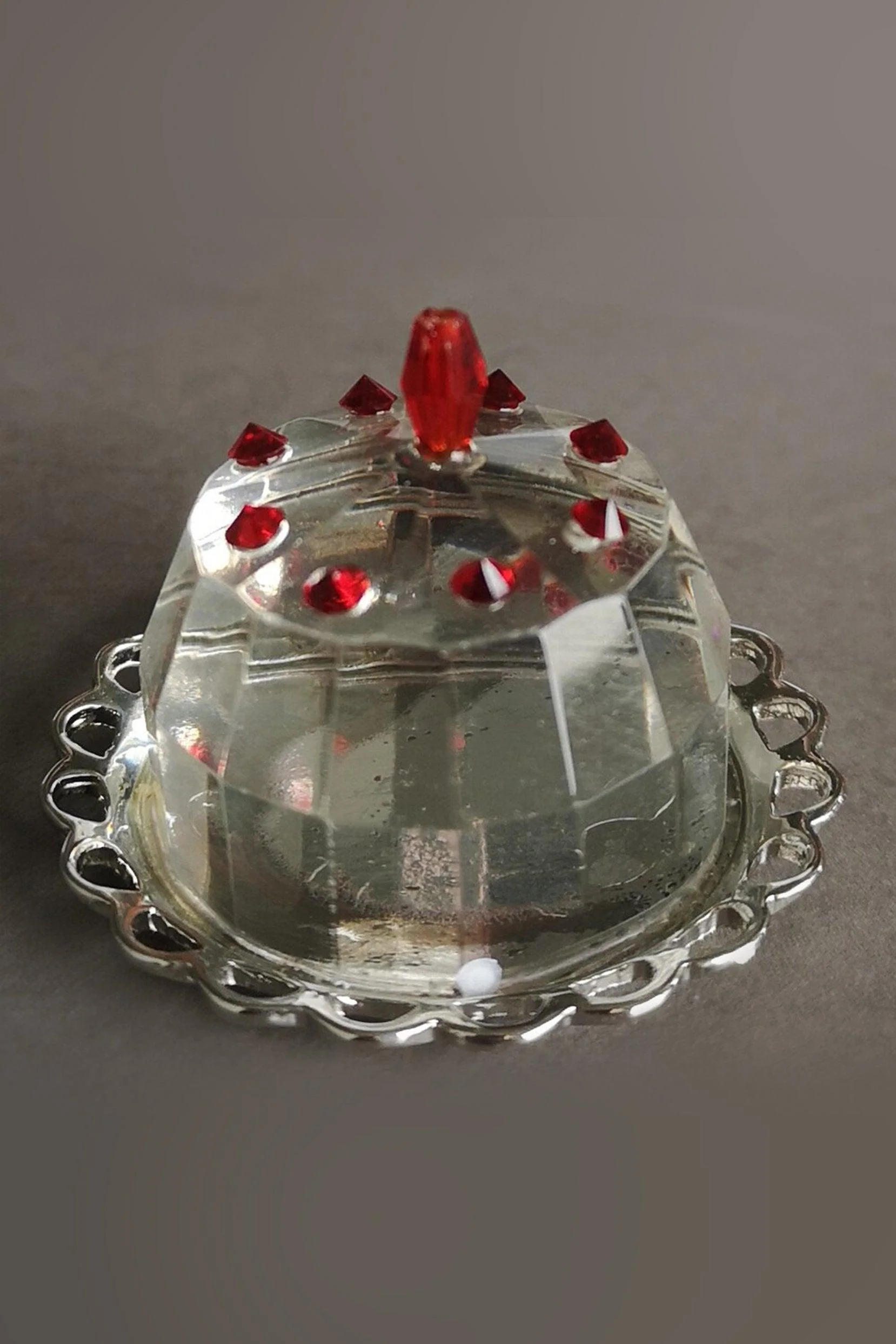 Mini Wedding Cake Crystal Favors CGF0165 (Set of 6 pcs)