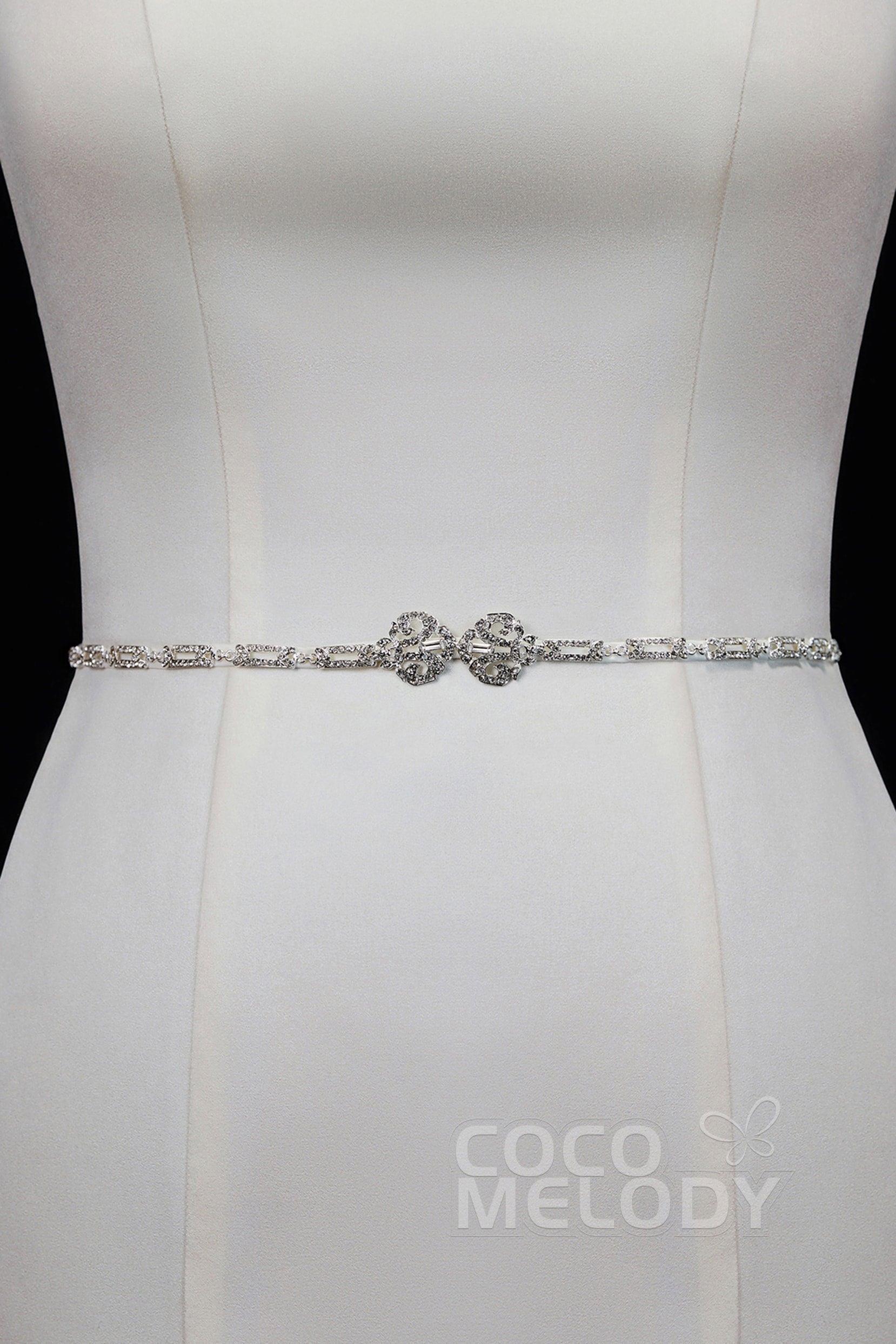 Charming Satin Wedding Sash with Rhinestone YD18010