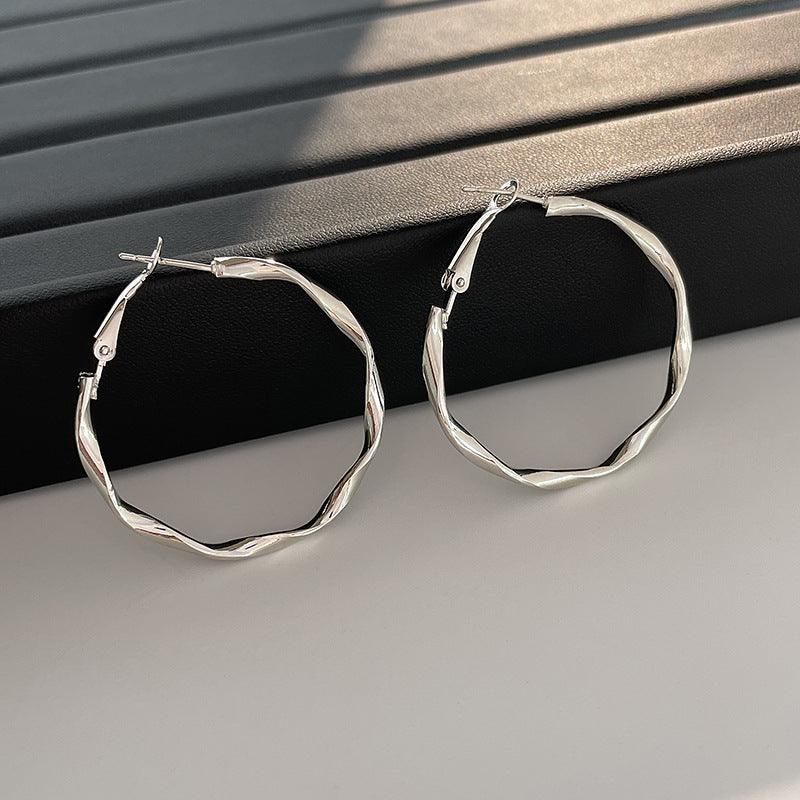 Mobius earrings Hoop earrings 810099306103