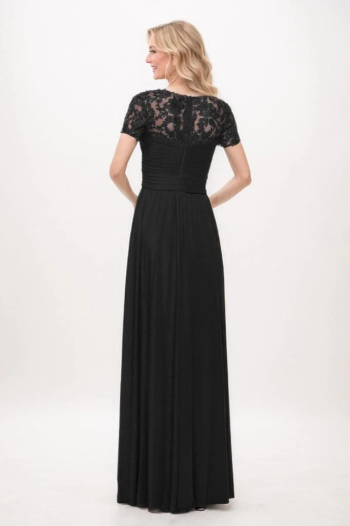 A-Line Maxi Chiffon Mother Of The Bride Dress CM0317