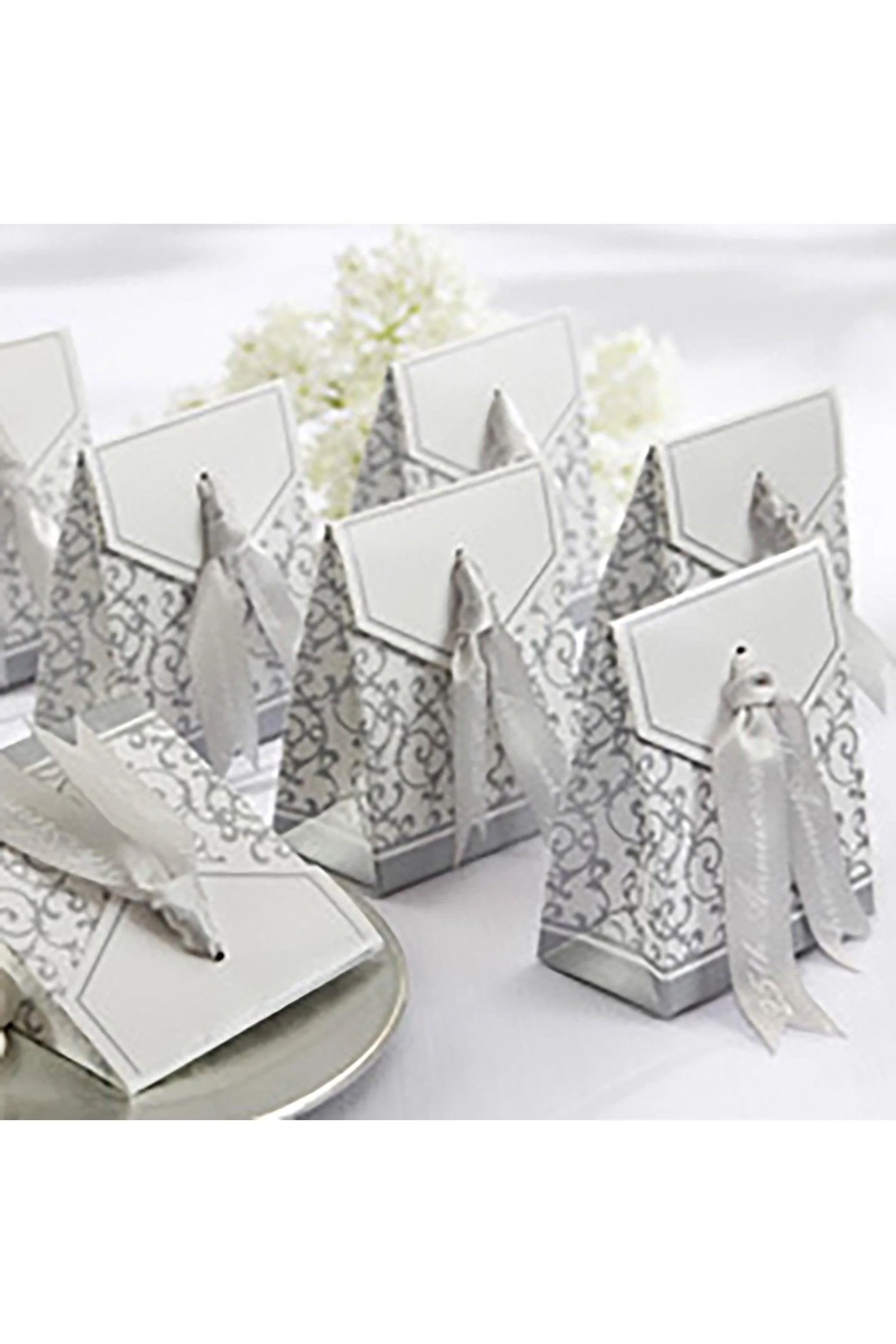 25th/50th Silver/Gold Anniversary Favor Boxes CGF0260 (Set of 12 pcs)