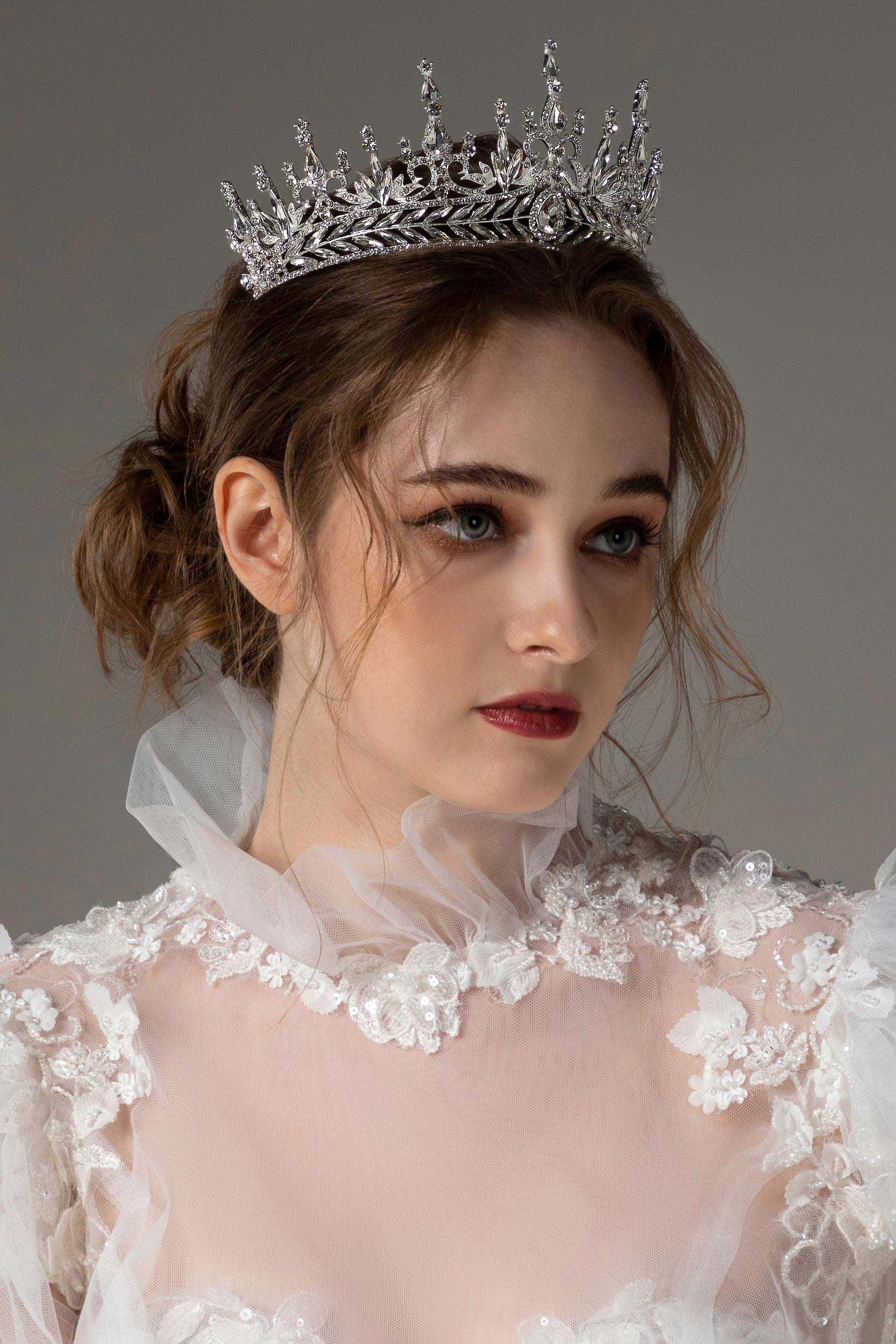 Alloy Tiaras with Crystals Rhinestone CH0371