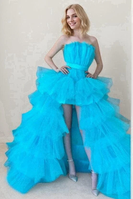 Ball Gown High-Low Tulle Prom Dress CS0706
