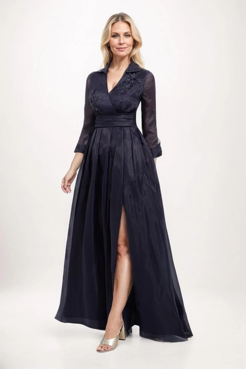 A-Line Maxi Organza Mother Dress CM0235