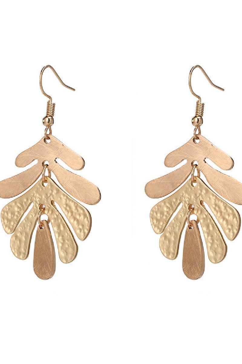Personality Leaf Earrings High fashion stud earrings 694227853841