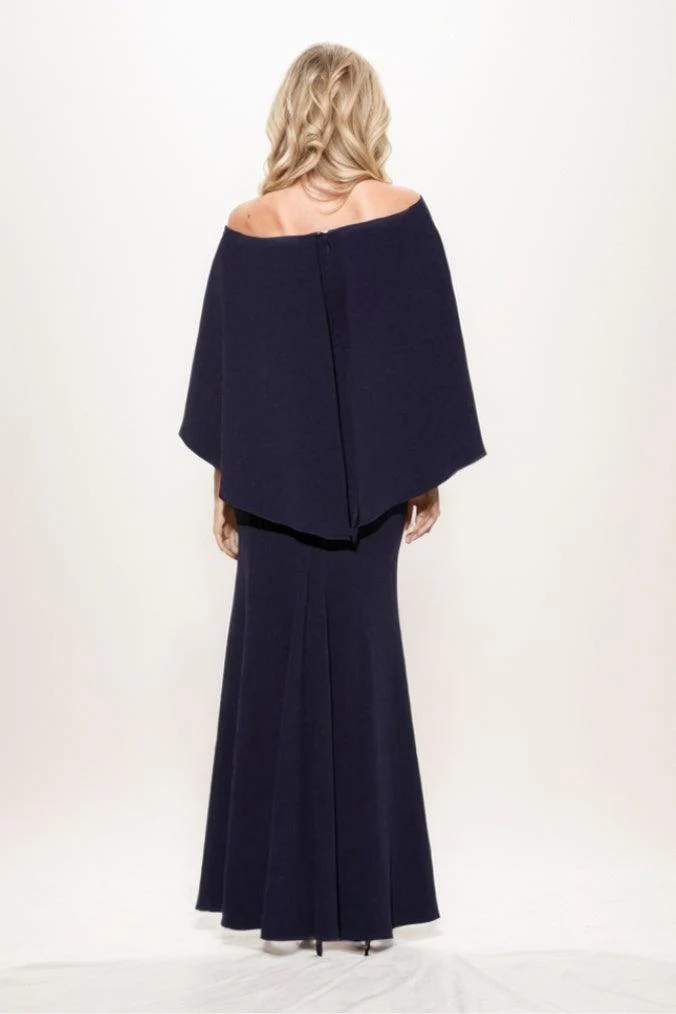Mermaid Maxi Elastic Cloth Mother Of The Bride Dress CM0297