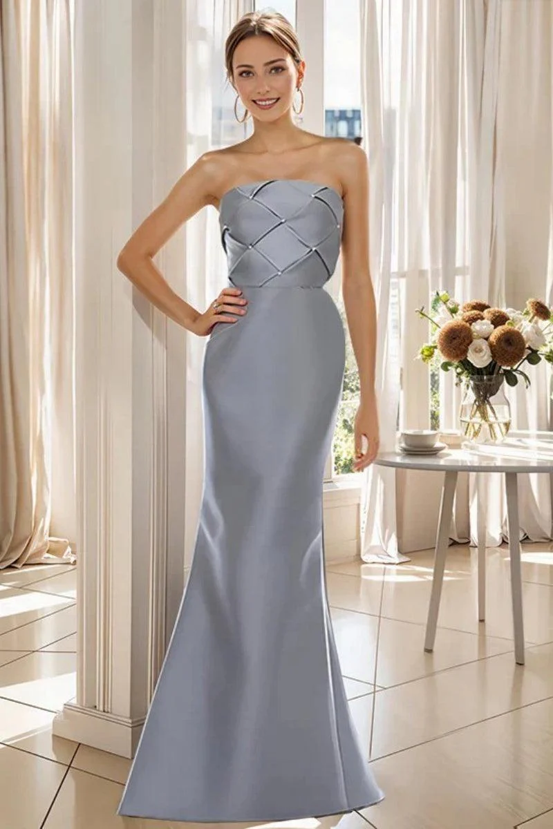 Trumpet 2 Pieces Floor Length Mother of the Bride Dresses CM0370