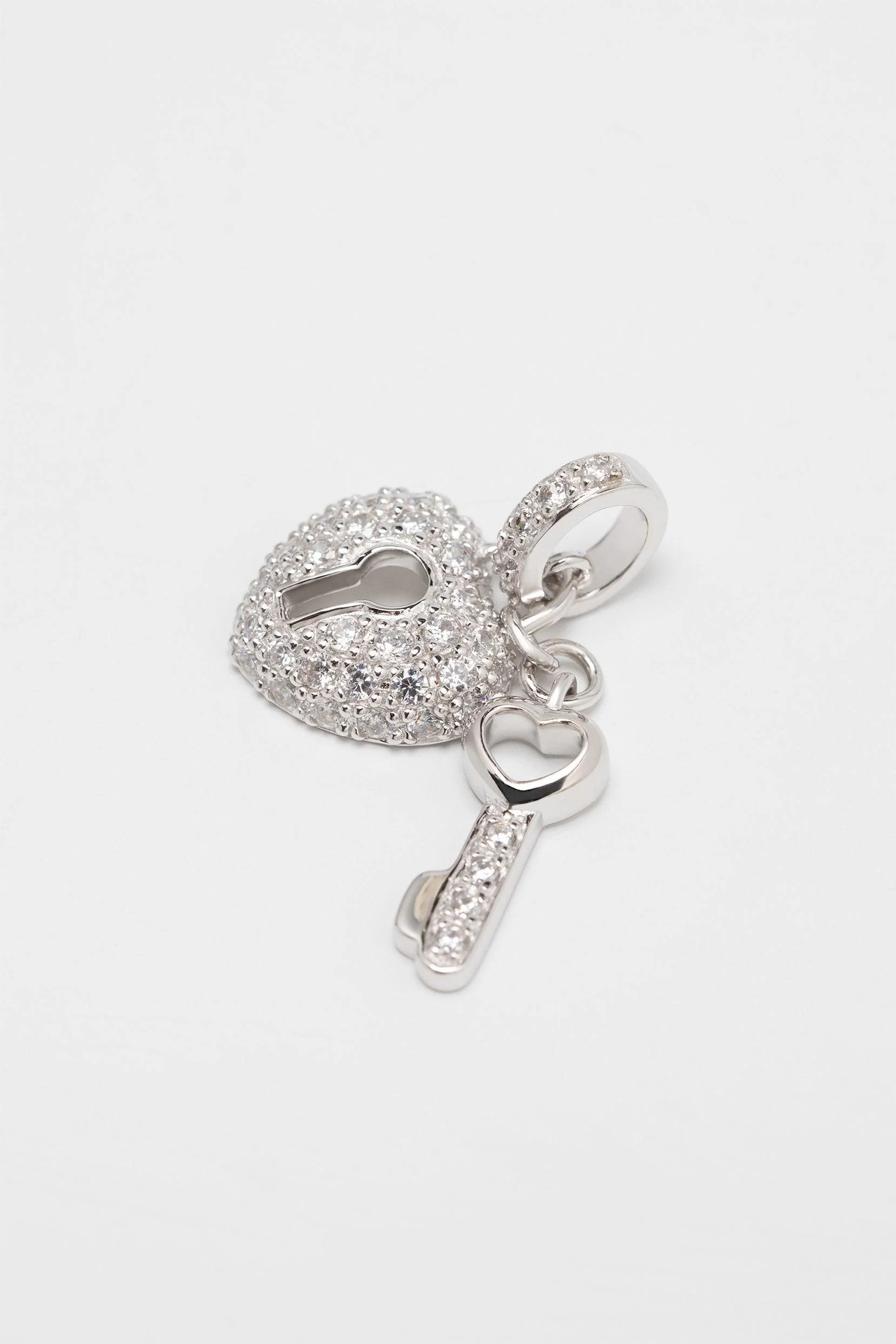 Rhodium plated Necklace Pendant CX0018
