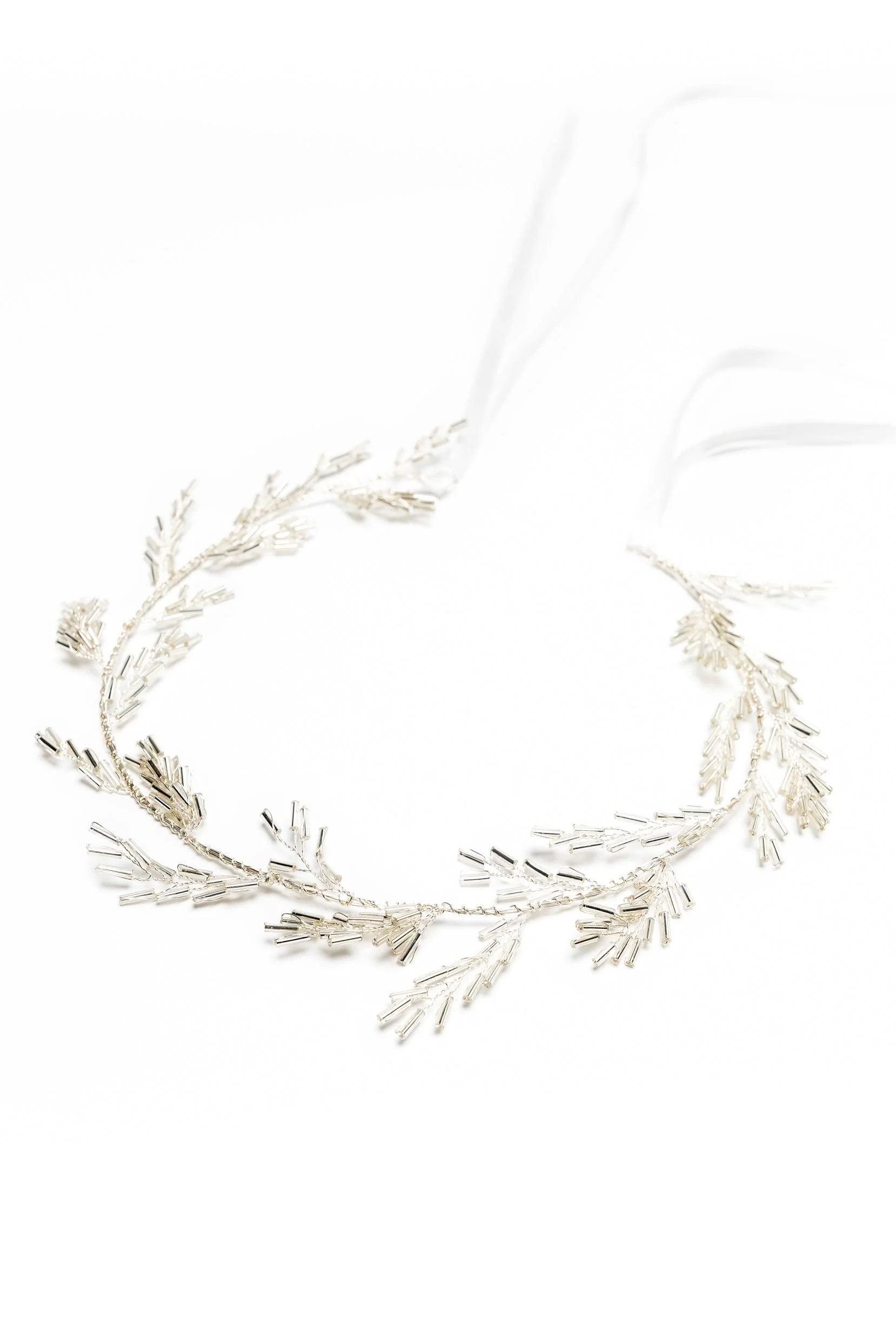 Alloy Headbands with Beads CH0347