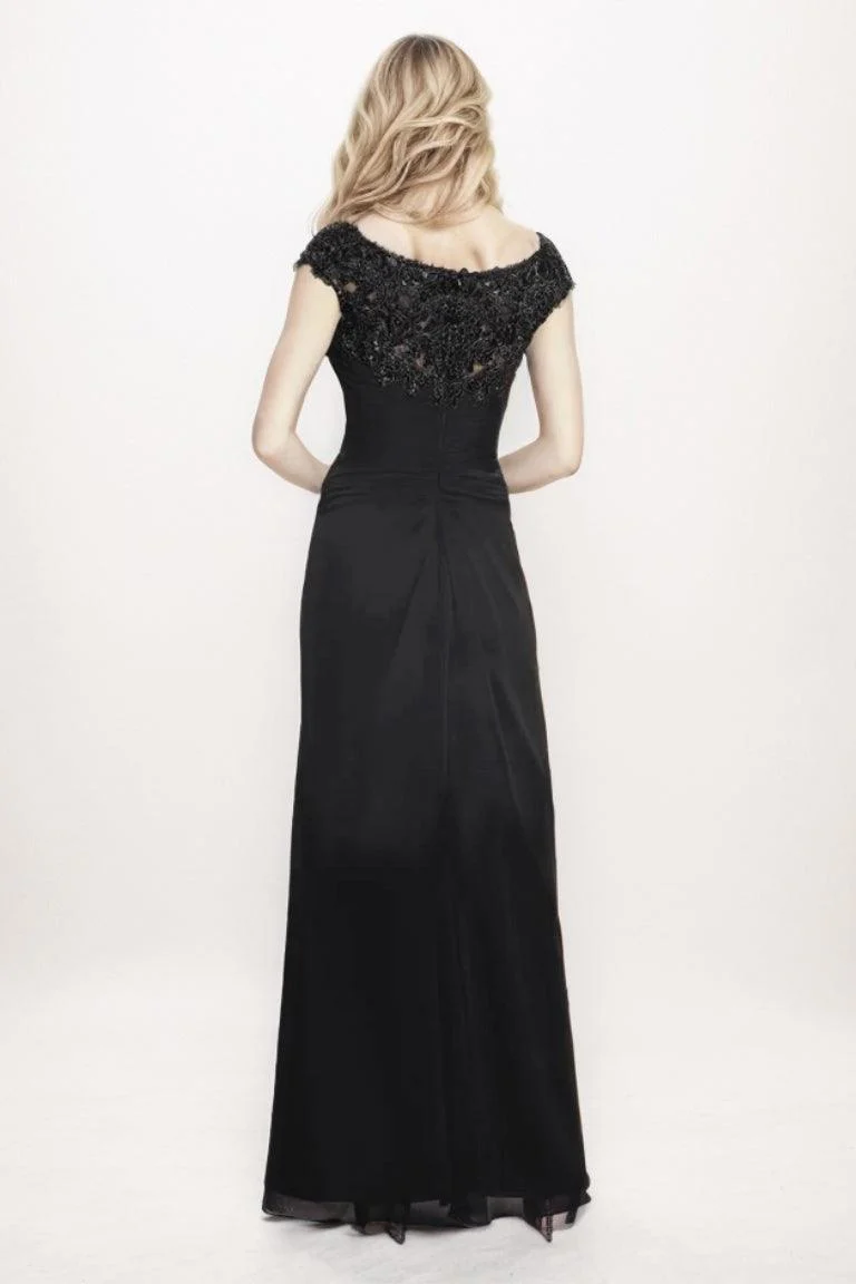 A-Line Maxi Chiffon Mother Of The Bride Dress CM0272