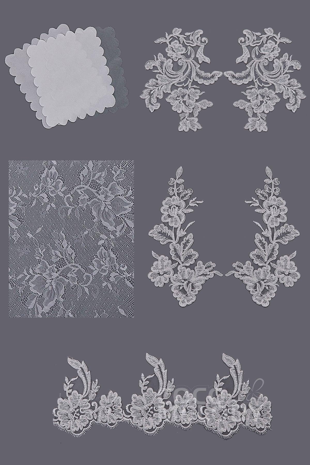 Bridal Gown CWVT15002 Fabric Swatch SWWD18001
