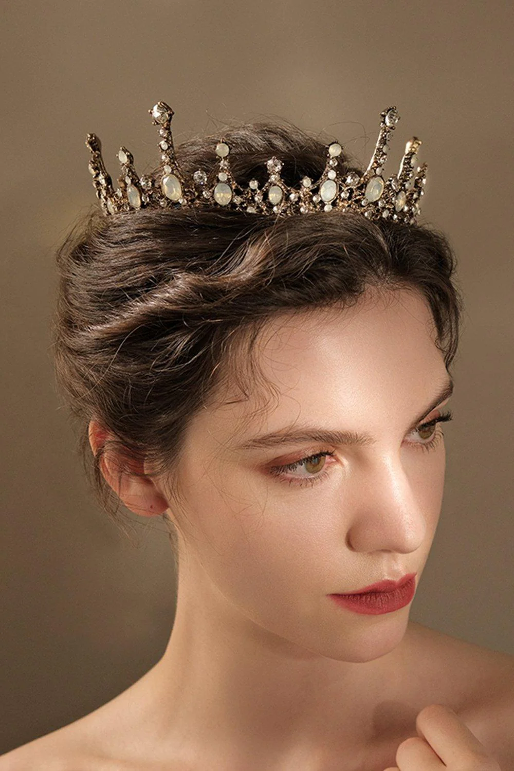 Alloy Tiaras with Rhinestone CH0400