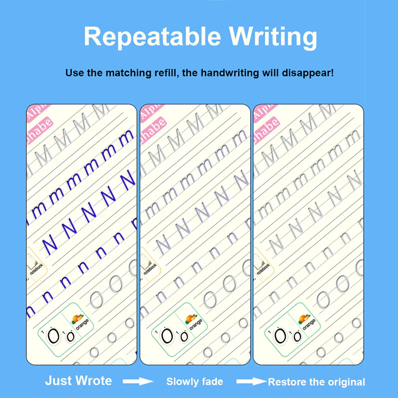 WriteEase Reusable Practice Books