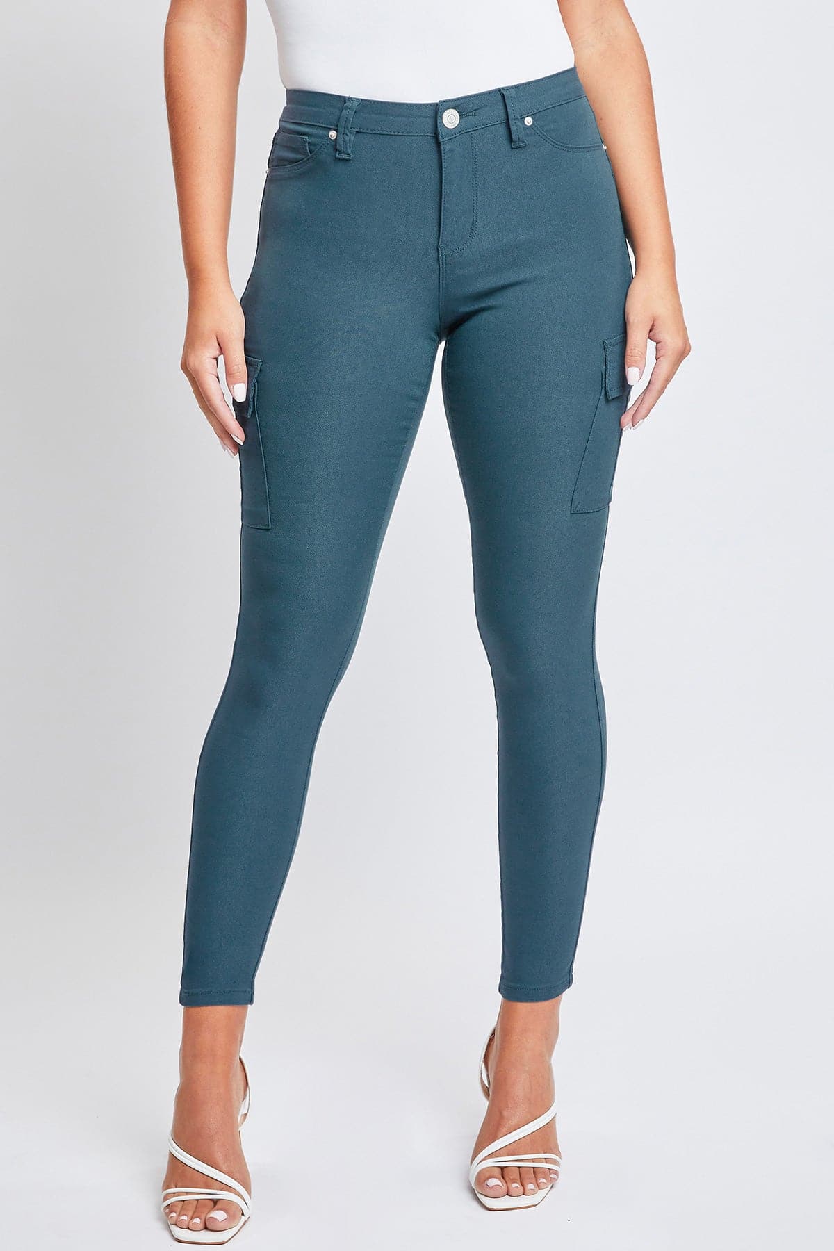 Women's Hyperstretch Cargo Pants, Blue Steel