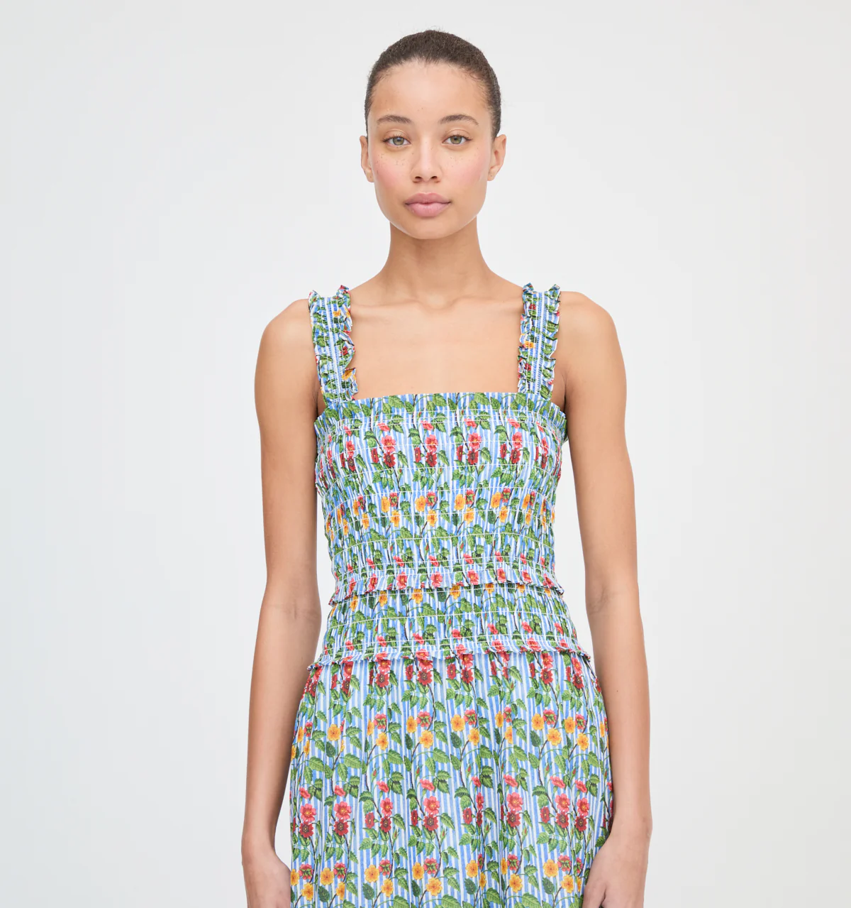 The Azalea Maxi Nap Dress - Geranium Stripe