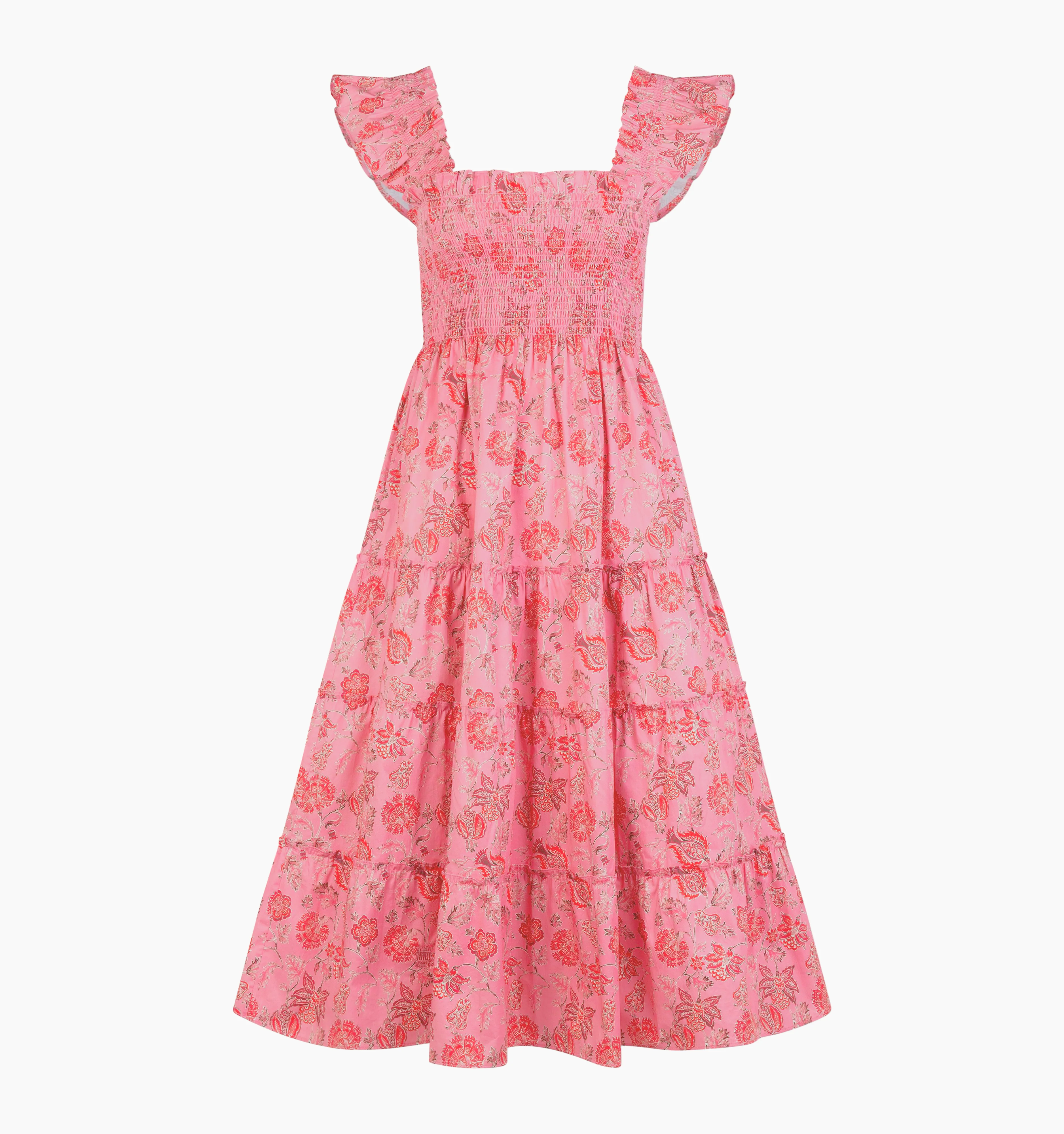 The Ellie Nap Dress - Pink Pimlico Floral